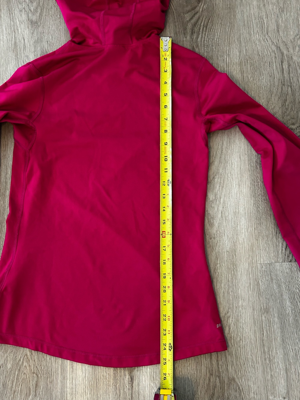 Nike Pro Dri-FIT Hooded Long Sleeve Performance Top Pink Women’s Medium - Picture 8 of 8